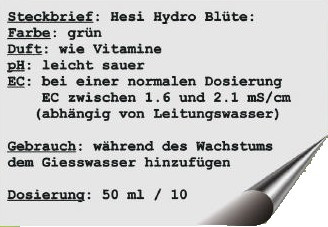 Hesi Hydro Blüte 1l