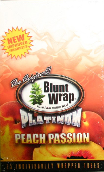 Blunt Wrap Platinum Peach Passion Blunt Wrap Platinum Peach Passion
