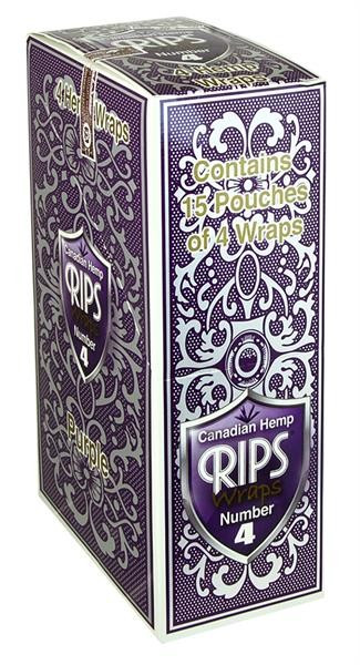 Rips Canadian Hemp Wraps No.4 Purple