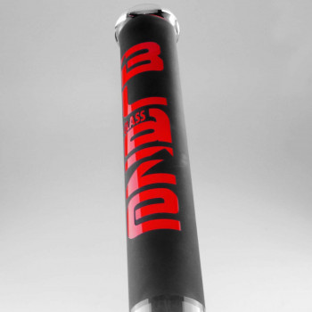 BLAZE Glass Straight Zylinderbong Ice 55cm NS19/14