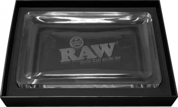 RAW Crystal Glass Rolling Tray Mischpult