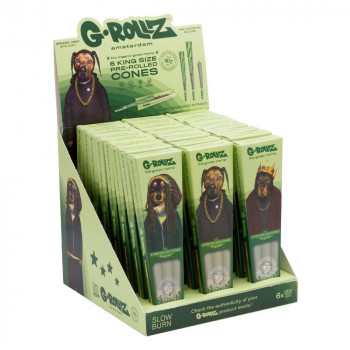 G-ROLLZ Pets Rock Organic Green Hemp Cones 6 Stk.
