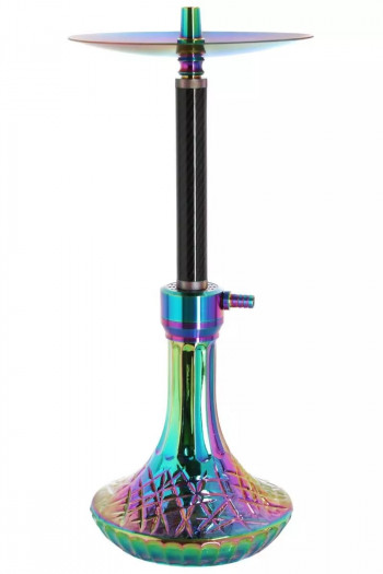 Kaya Shisha INOX Carbon Stallion Rainbow