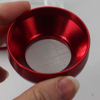 Black Leaf Alu-Grinder 3-tlg. mit Glas