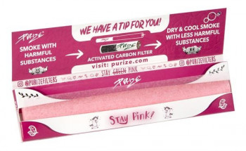 Purize PINK King Size Slim Papers