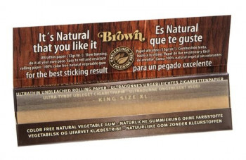 Smoking Brown XL Unbleached King Size Papers