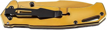 Klappmesser Herbertz Skull Gold