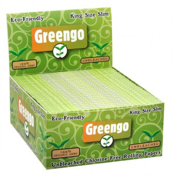 Greengo Organic HEMP Unbleached King Size Slim Papier