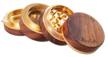 Black Leaf Alu-/ Nussholz Grinder 4-tlg