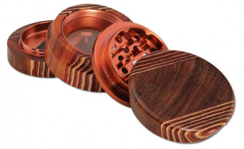 Black Leaf Alu-/Holzgrinder 4-tlg. braun