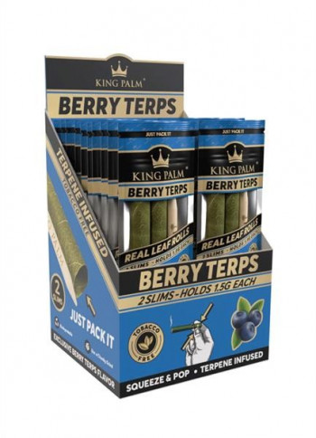 King Palm Blunts SLIM Wraps Berry Terps