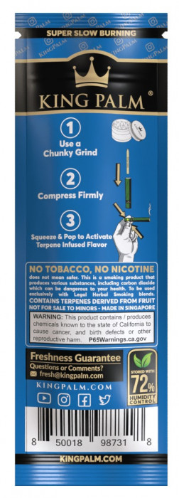 King Palm Blunts SLIM Wraps Berry Terps