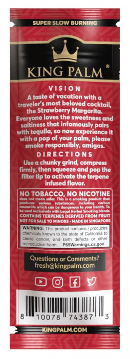 King Palm Blunts SLIM Wraps Margarita Terps