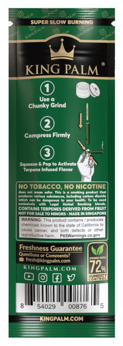 King Palm Blunts SLIM Wraps Watermelon Terps