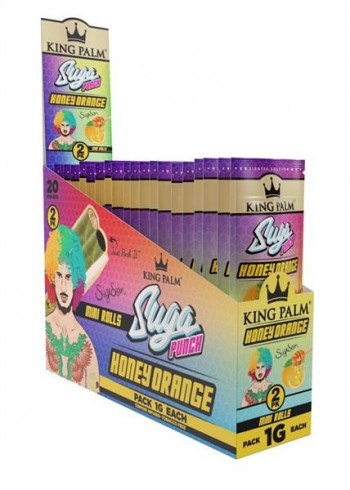 King Palm Blunts MINI Wraps Suga Punch Honey Orange