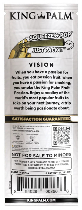 King Palm Blunts MINI Wraps Fruit Passion