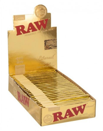 RAW Ethereal Gold 1 1/4 Papier