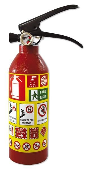 Feuerlöscher als Versteck, Safe