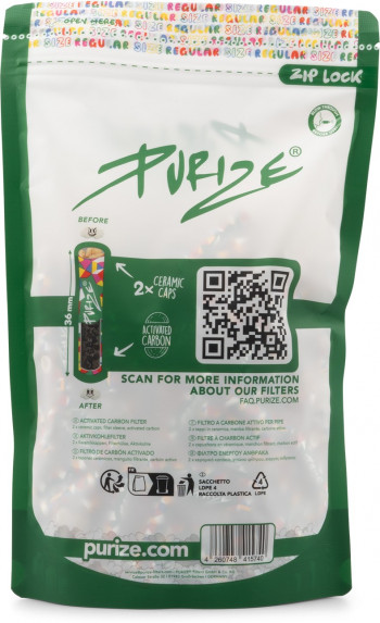 Purize Aktivkohlefilter Allcolour Regular 9mm 250 Stk.