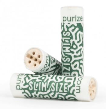 PURIZE Aktivkohlefilter Slim Size 7mm 50 Stk.
