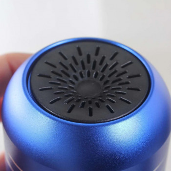 Black Leaf Aluminium Air Filter Pipe blue