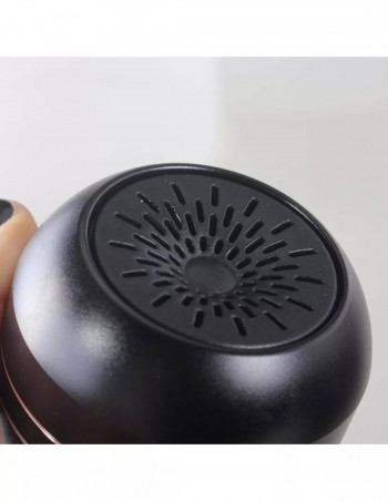 Black Leaf Aluminium Air Filter Pipe black