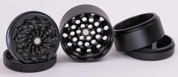 CNC-Flower Grinder 5tlg 50mm Schwarz