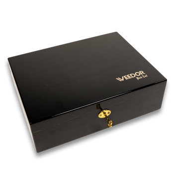 Weedor Hartholz Joint Box mit Lichtleiste