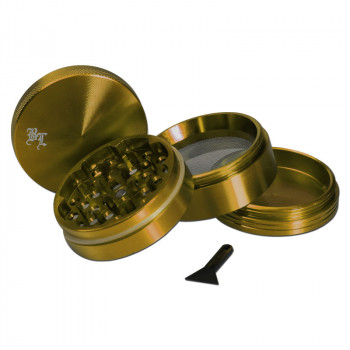 Pollengrinder Black Leaf 40mm 4tlg. div. Farben