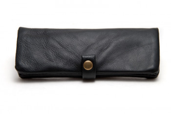Kavatza Drehtasche Mini Glattleder schwarz