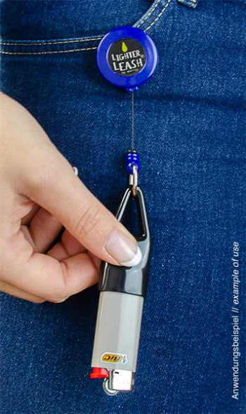 Lighter Leas Ausziehhalterung für Feuerzeuge