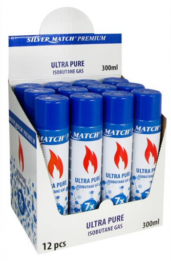 Silvermatch Premium Ultra Isobutan Gas 300ml