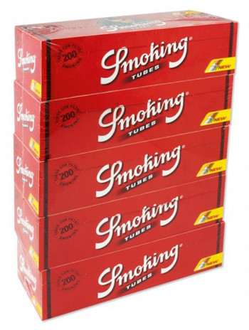 Smoking De Luxe Zigarettenhülsen Tubes 200 Stk.