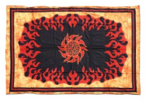 Batiktuch Flamme 140 x 220 cm Batiktuch Flamme 140 x 220 cm