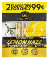 King Palm Terpene Infused 7mm Filter Lemon Haze Terpene