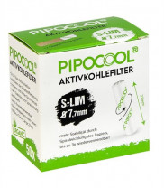 PipoCool Aktivkohlefilter S-LIM ø 7,7mm 50er - Organic