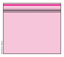 Druckverschlussbeutel 80x60mm extra stark rosa