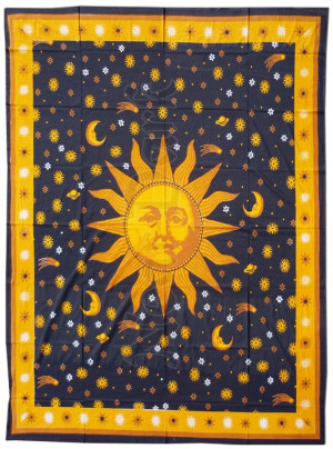 Batiktuch Sonne