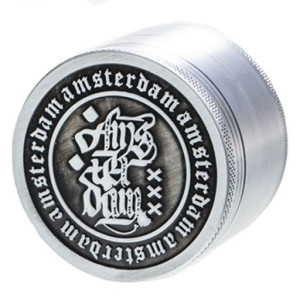 Amsterdam Grinder 60mm 4tlg Silber