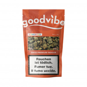 Goodvibe Rainbow Haze 15g CBD Hanfblüten Tabakersatz