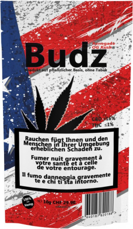 BUDZ Renegade OG Kush unser bestes CBD