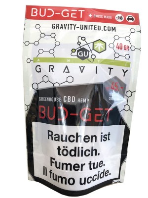 GRAVITY Bud-Get Hanfblüten Tabakersatz