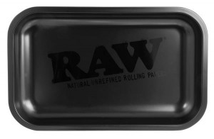 RAW Black Matte Dreh-Tablett Rolling Tray