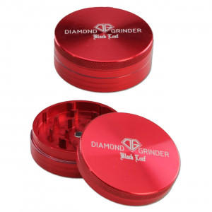 Black Leaf Diamond Aluminium Grinder 2-tlg ø 56mm