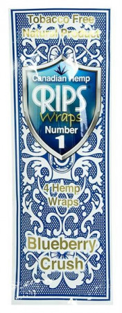 Rips Canadian Hemp Wraps No.1 Blueberry Crush