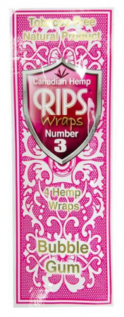Rips Canadian Hemp Wraps No.3 Bubble Gum