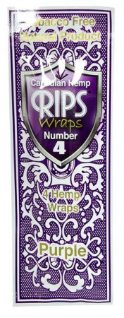 Rips Canadian Hemp Wraps No.4 Purple