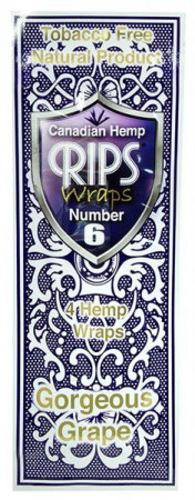 Rips Canadian Hemp Wraps No.6 Gorgeous Grape