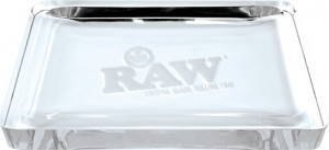 RAW Crystal Glass Rolling Tray Mischpult