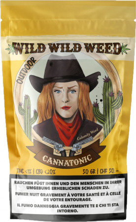 Wild Wild Weed Cannatonic 50g CBD Hanfblüten Tabakersatz